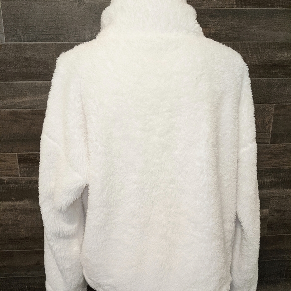 Tommy Hilfiger Faux Fur Pullover Jacket Size Med - Picture 6 of 7